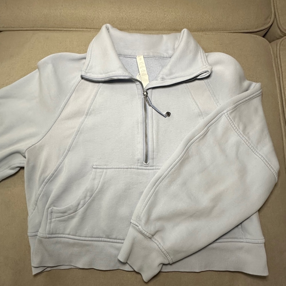 Lululemon oversized scuba funnel-neck half zip